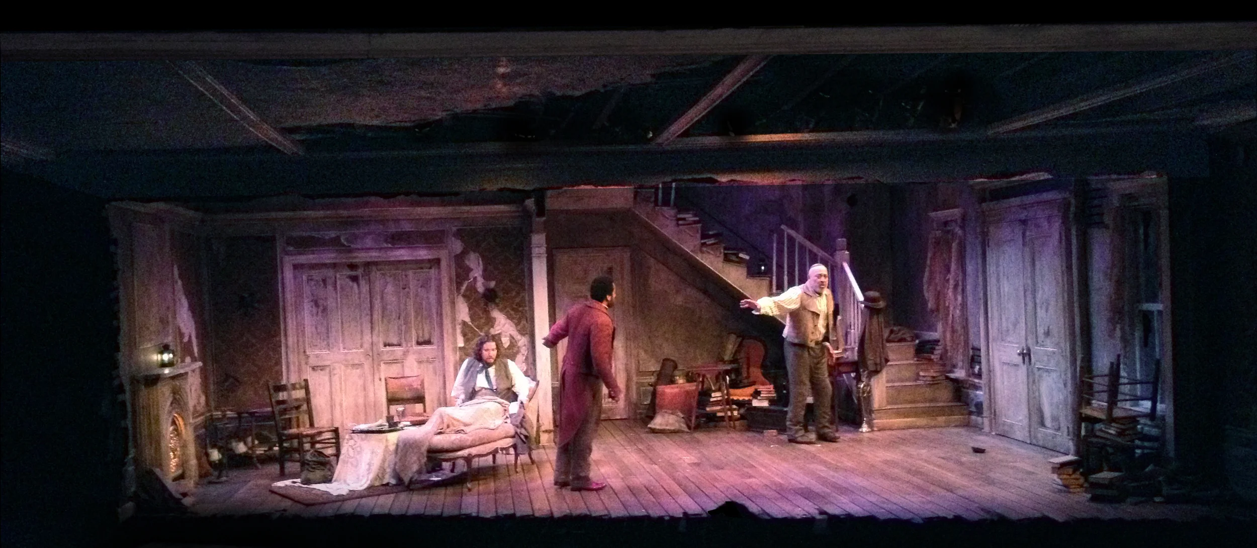  ​THE WHIPPING MAN. The Alliance Theatre. Dir: Alexander Greenfield; Lights: Liz Lee; Costumes: Michael Krass. 
