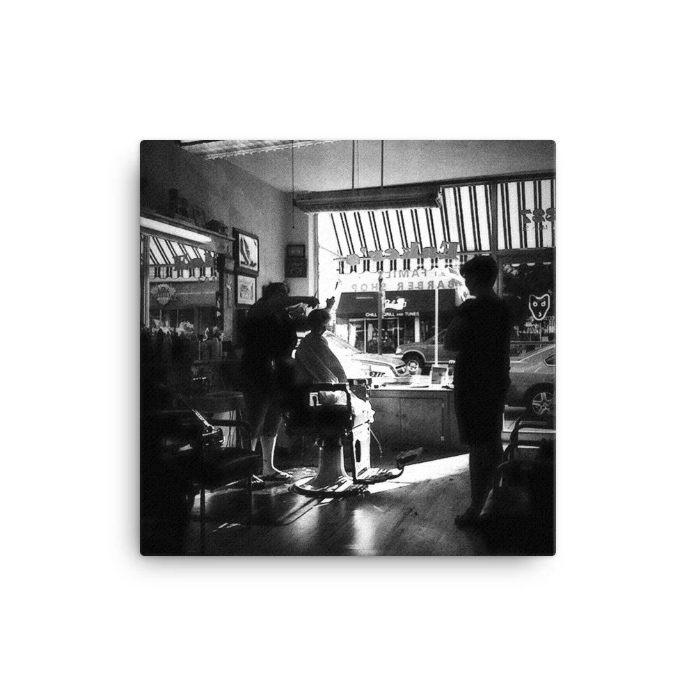 steve-hartman-eakers-barber-shop-black-and-white-canvas-print-triptych.jpg