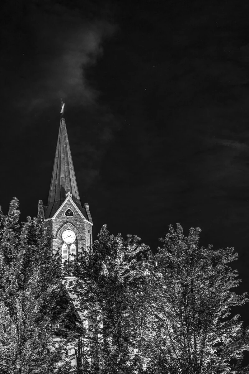 steve-hartman-art-st-boniface-church-steeple-above-the-trees.jpg