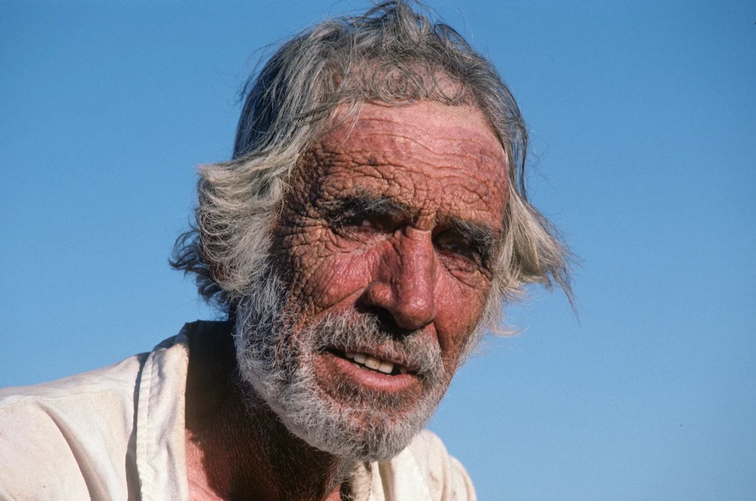 Gene in color, without his hat