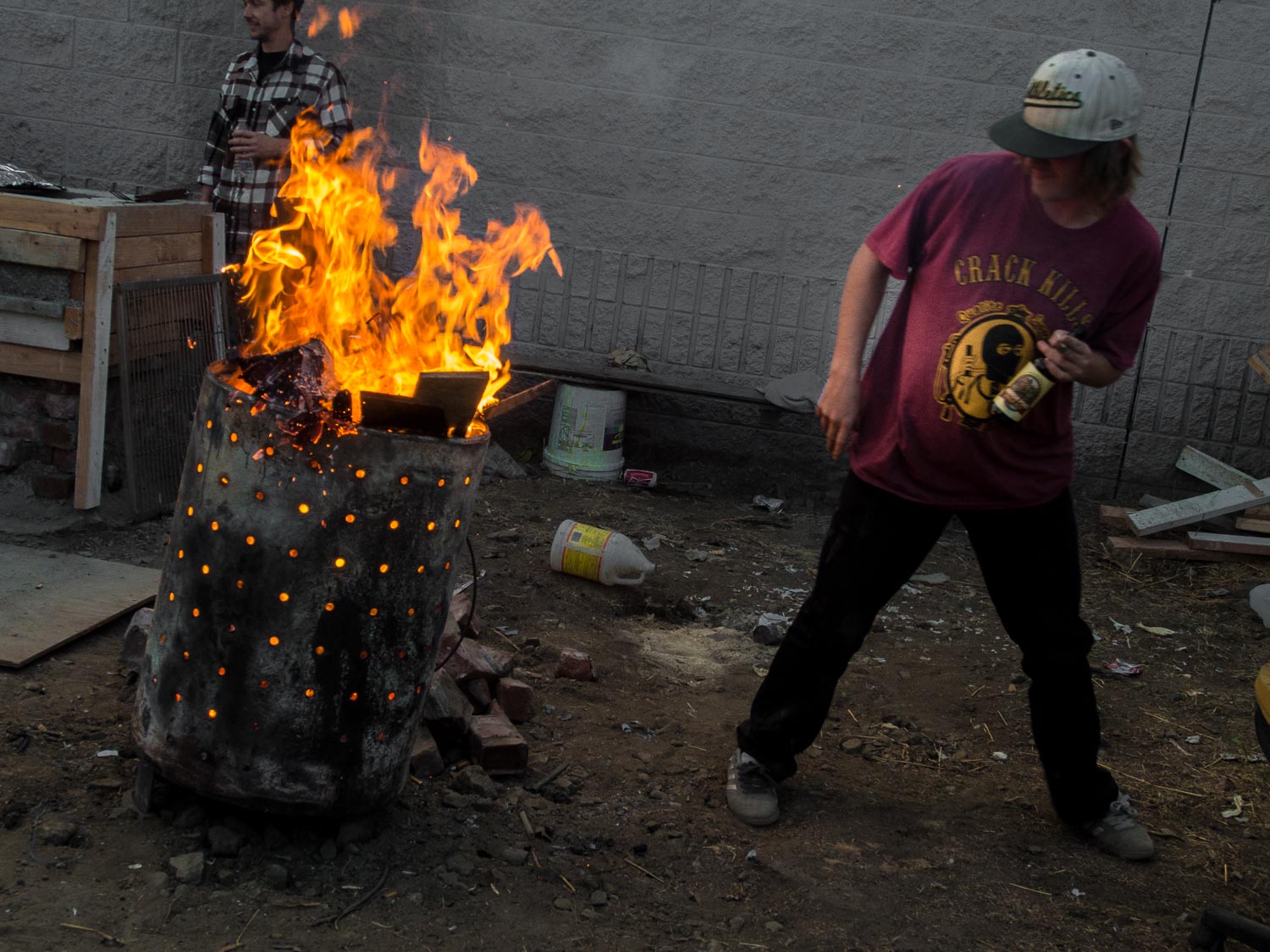  Fire: a skateboard tradition that lasted only a few weeks. 