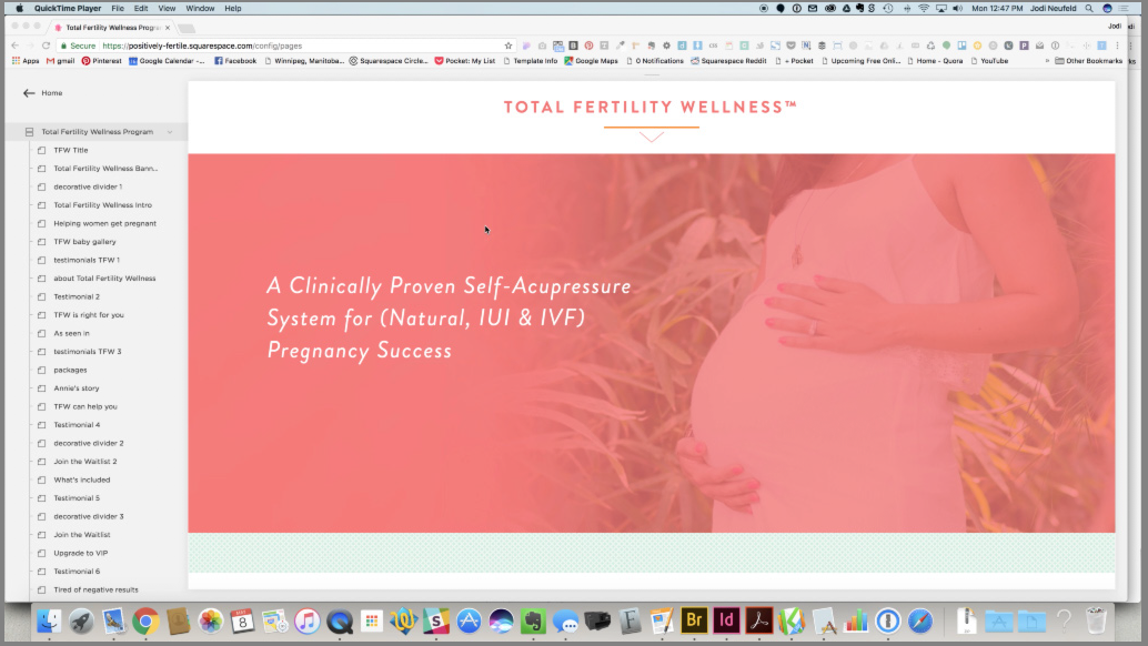 Total Fertility Wellness page video