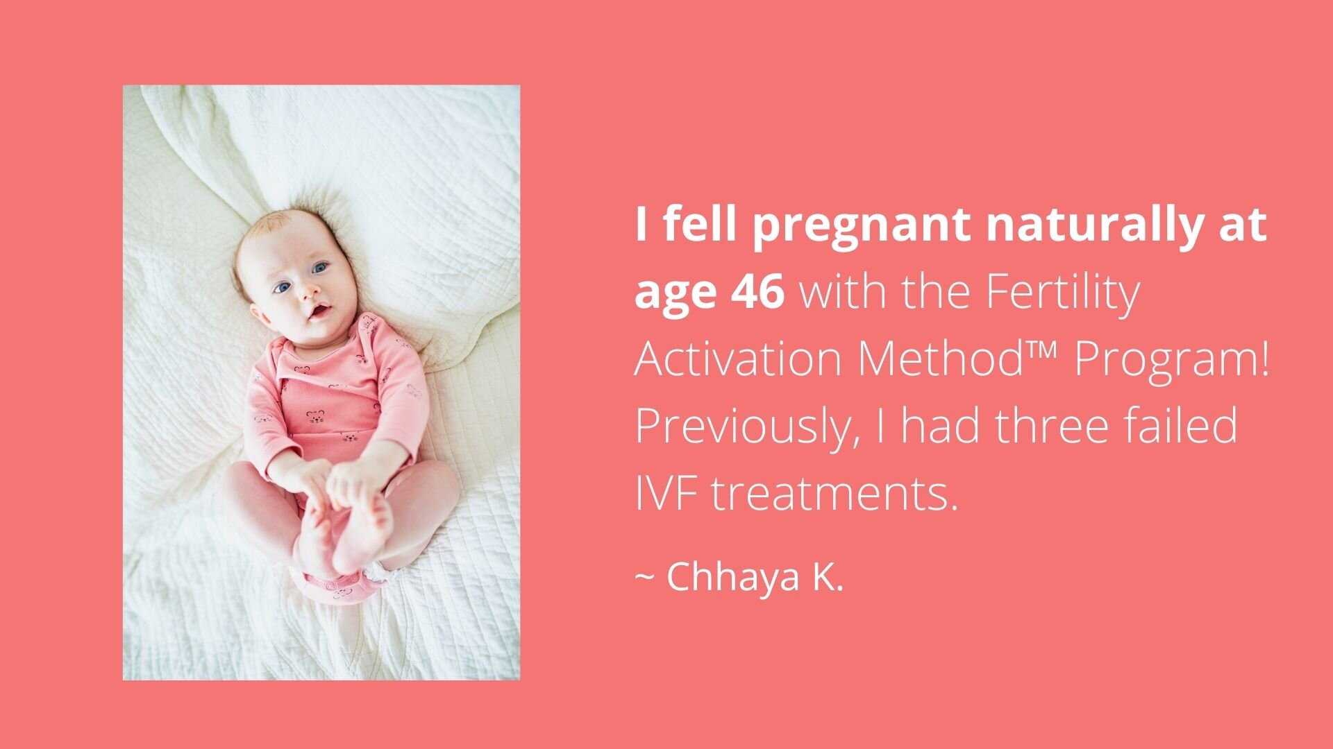 PREGNANT NATURALLY AT AGE 46 AFTER 3 FAILED IVFS!
