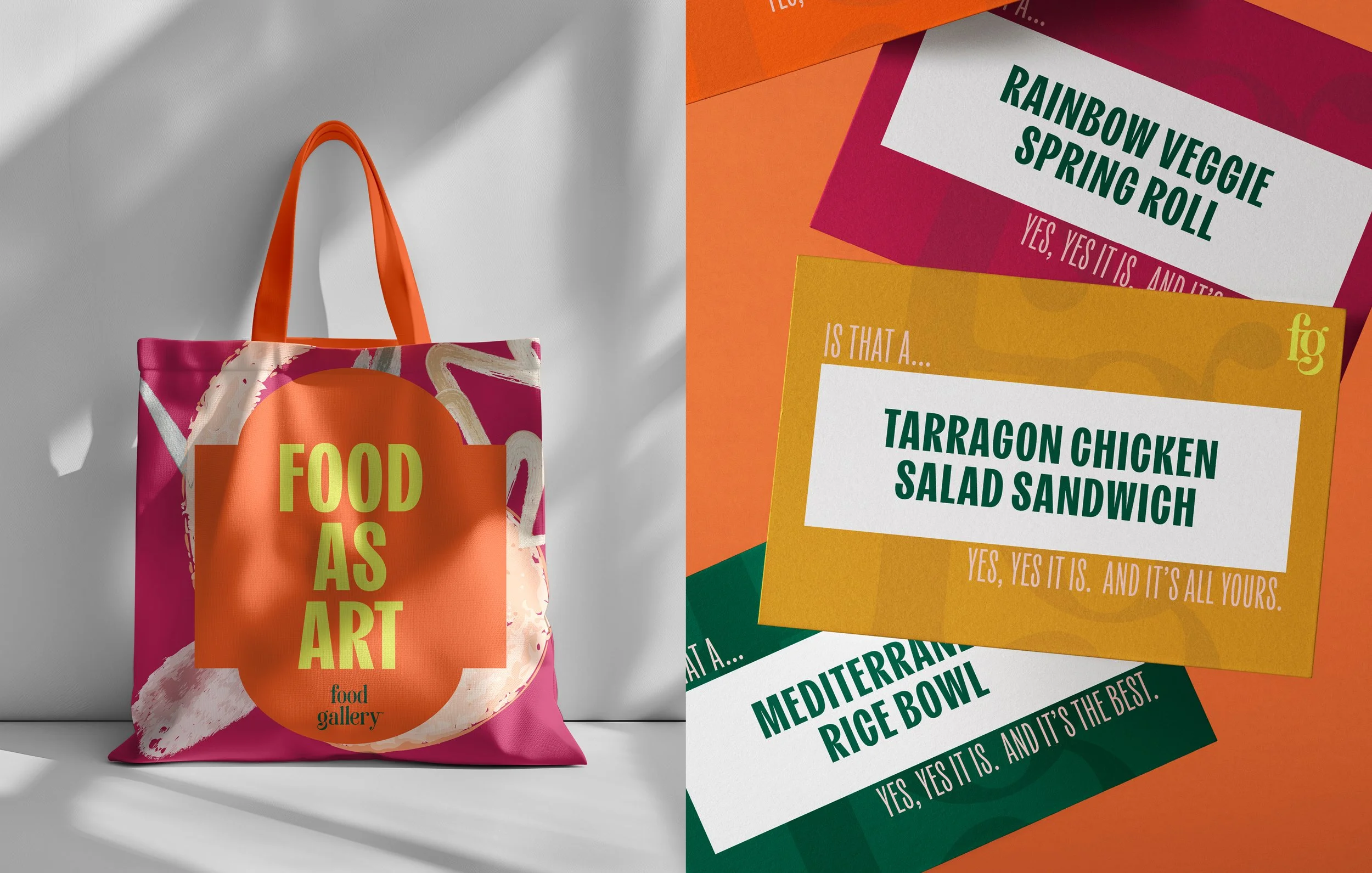  Expressive typography carries the brand across merchandise and detail-driven moments. 