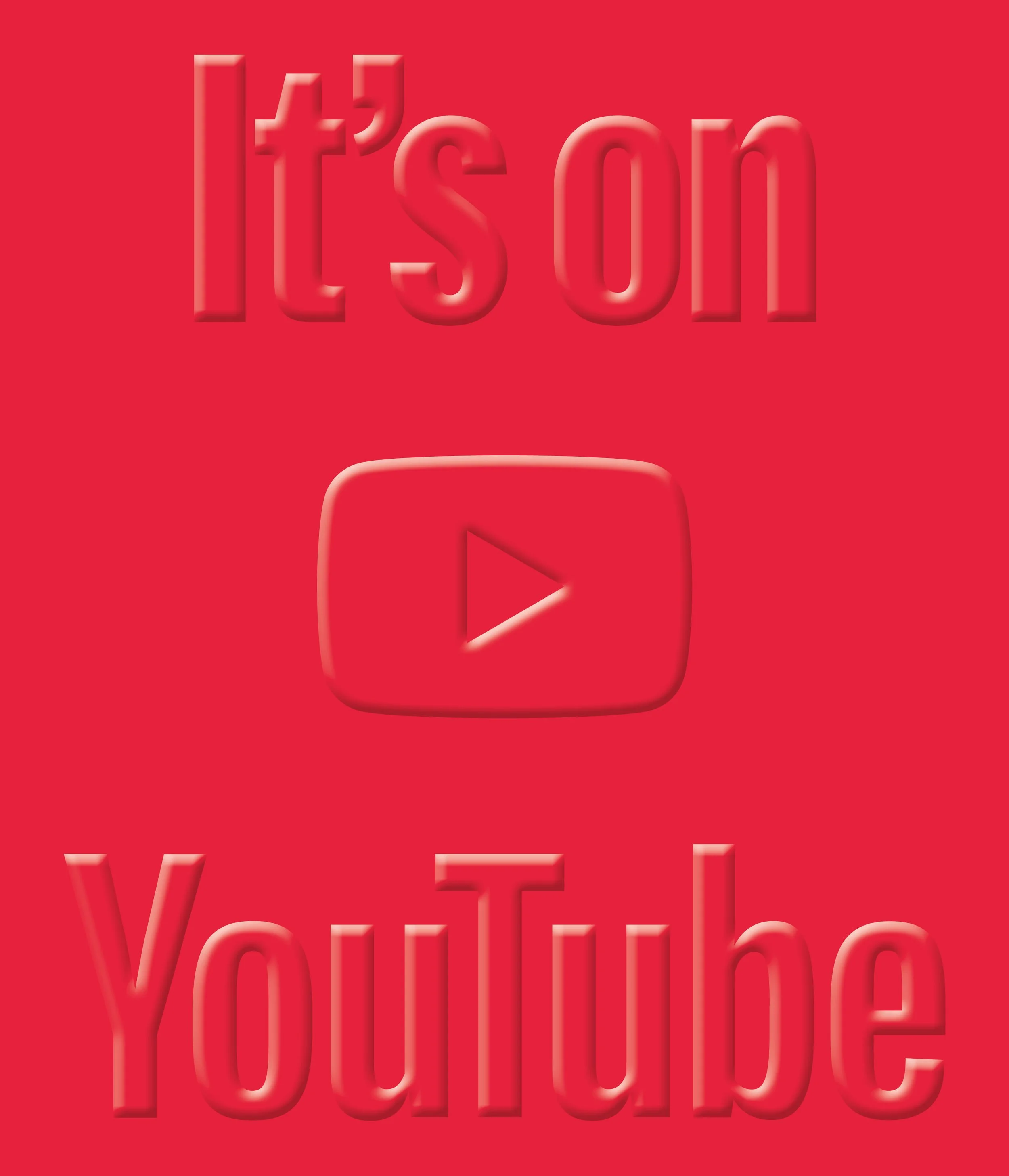 It's on YouTube