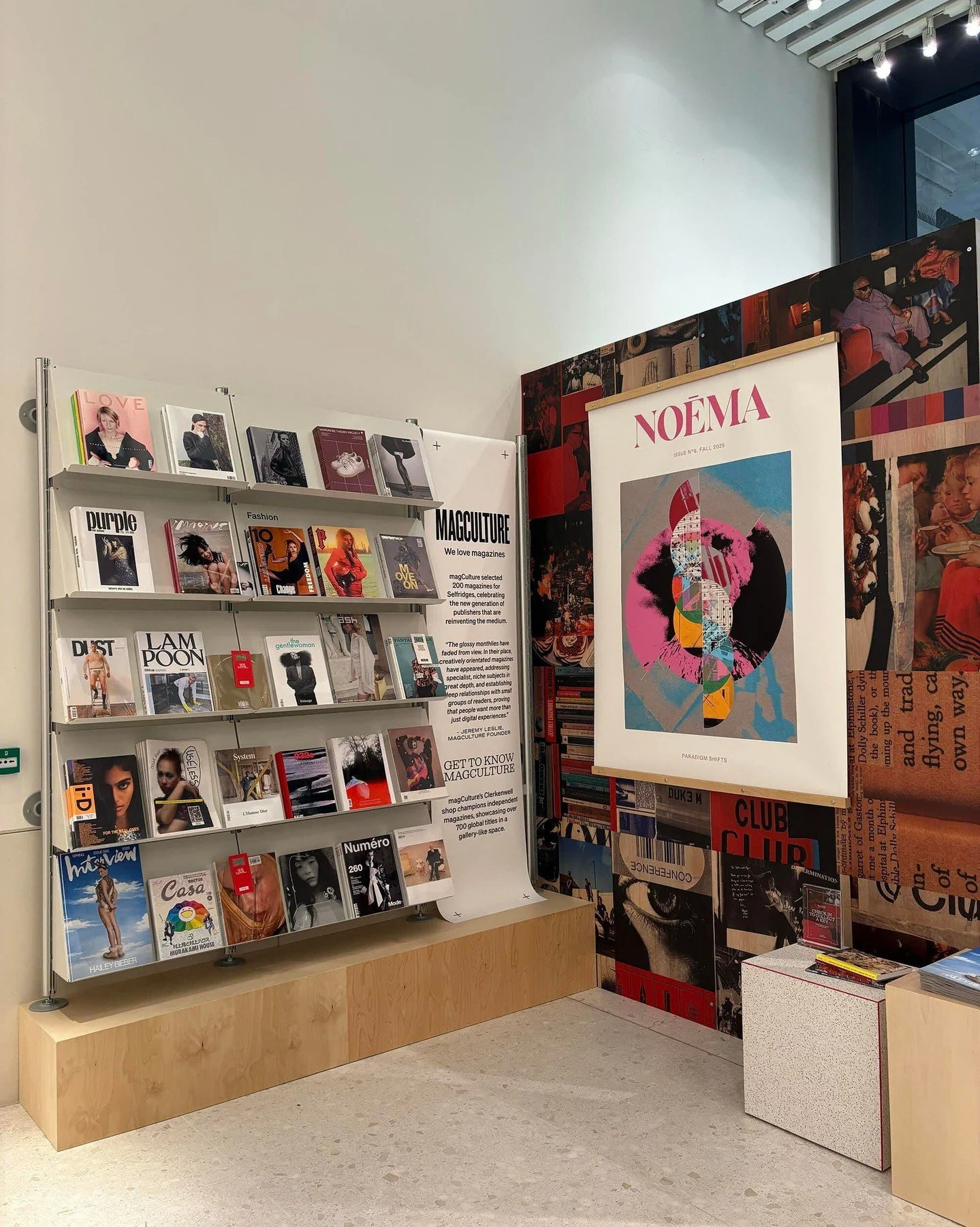 The @magculture X @theofficialselfridges pop up store is now open at Selfridges London. 

Part of a season of Club Culture at Selfridges, 200 independant magazines will be showcased and celebrated until 7th June - don't miss it!
 
Find magCulture in 