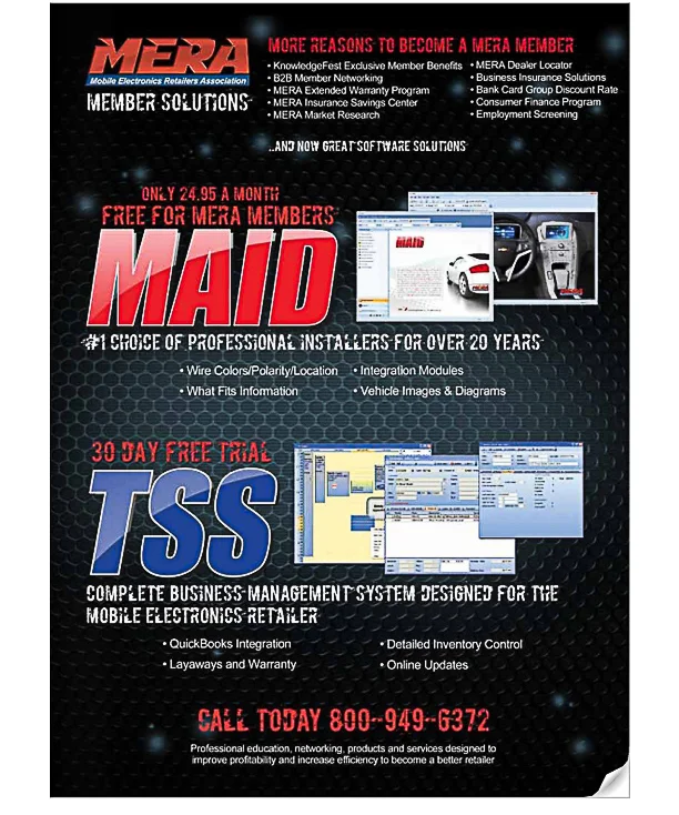 Magazine Ad for Mobile Electronics Magazine