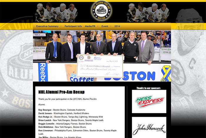 NHL Alumni Pro-Am Boston