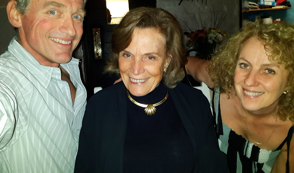 Dr Sylvia Earle with Barbara and Russ van Aardt.
