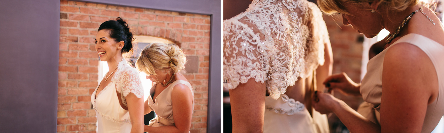 Nether Burrows Farm Wedding Derbyshire