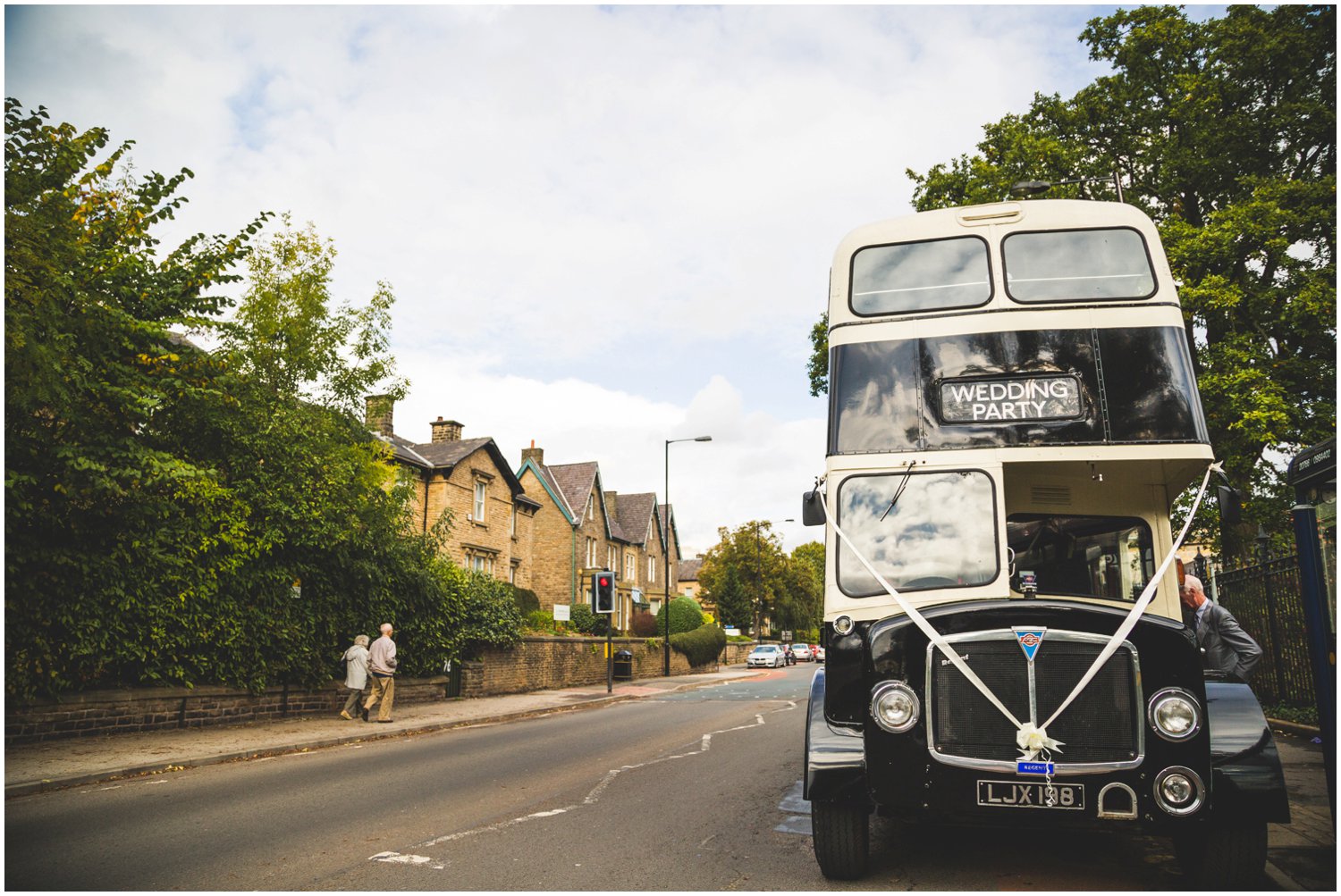 Vintage Wedding Double Decker Bus