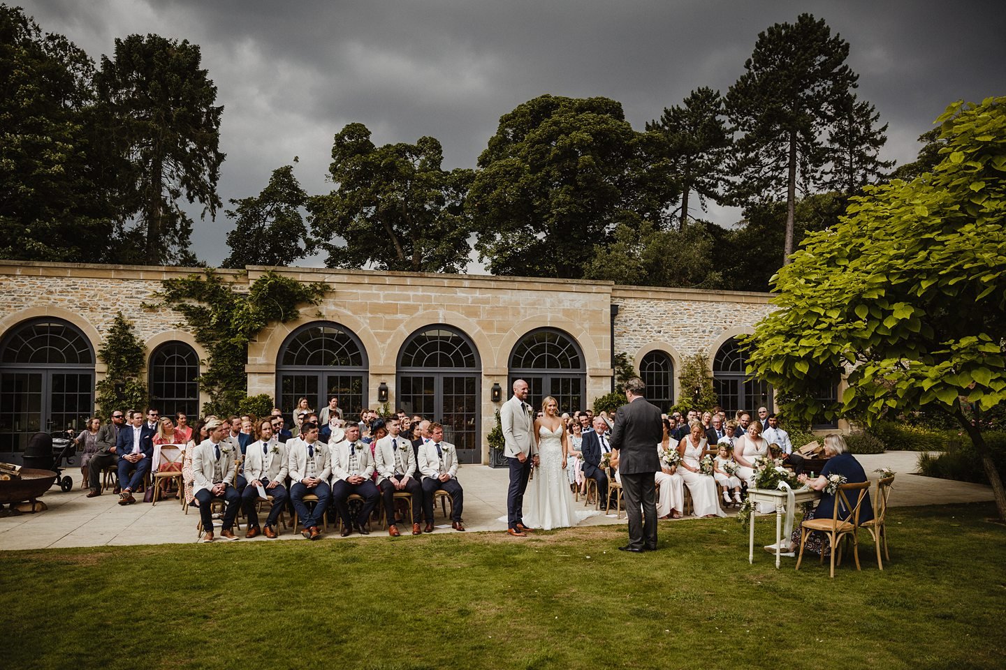 Outdoor Wedding Ceremony Yorkshire