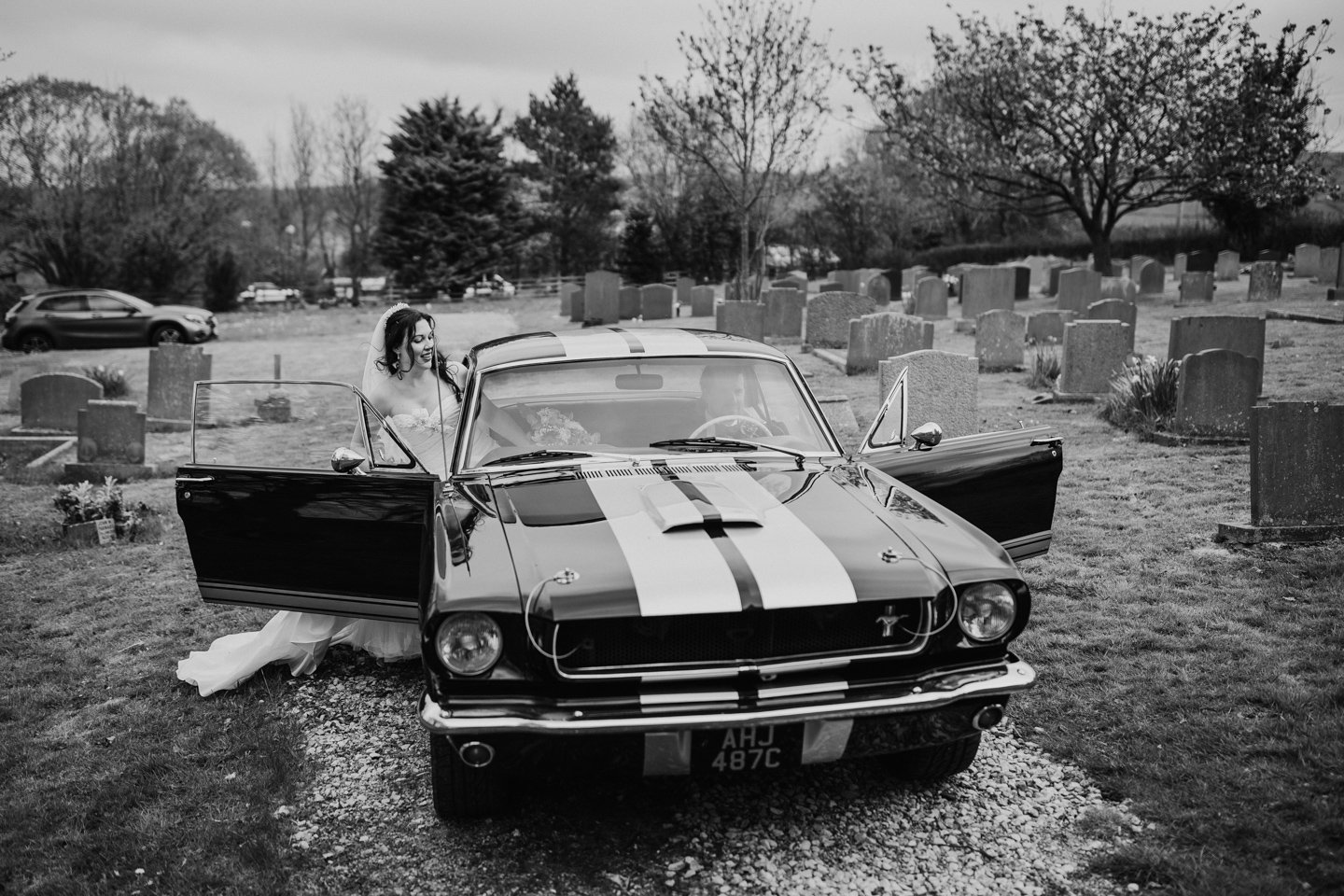 Mustang Wedding Car