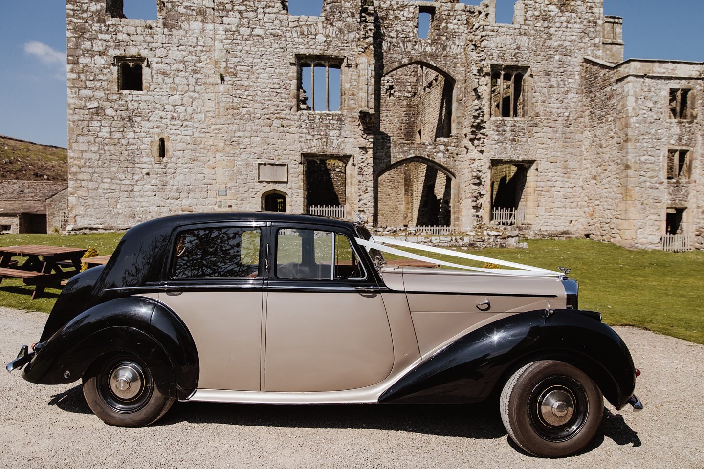 Vintage Wedding Car Yorkshire