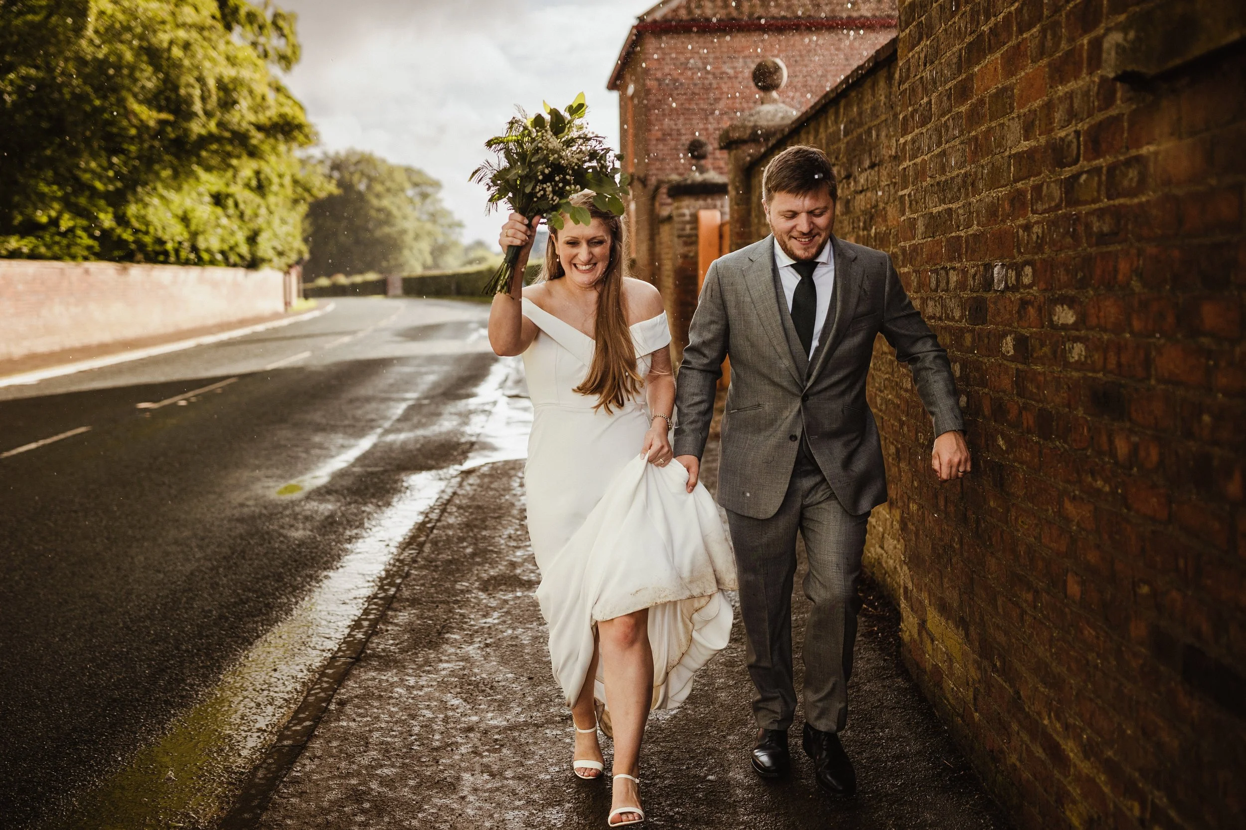 Rainy Wedding Photos