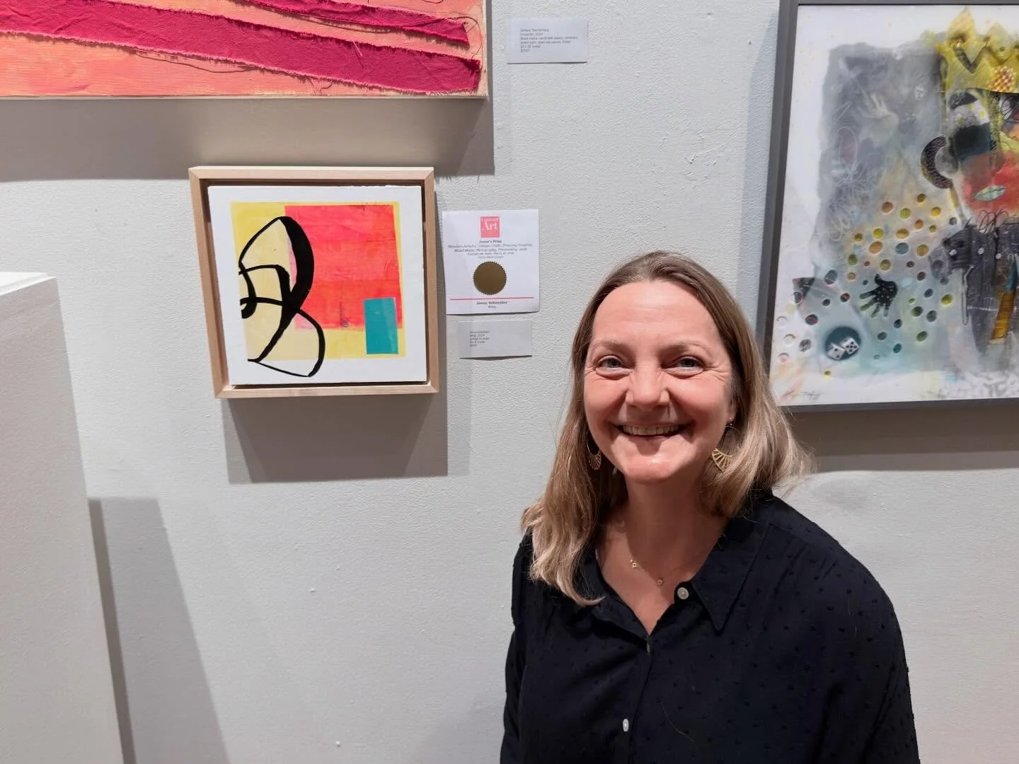 Thank you so much @concordart and @markcooperartist for this award last night. I am still a little speechless. And congrats to @lucyellensolari, my new art studio neighbor at @walthamopenstudios who was up there with me.
And especially thank you and 