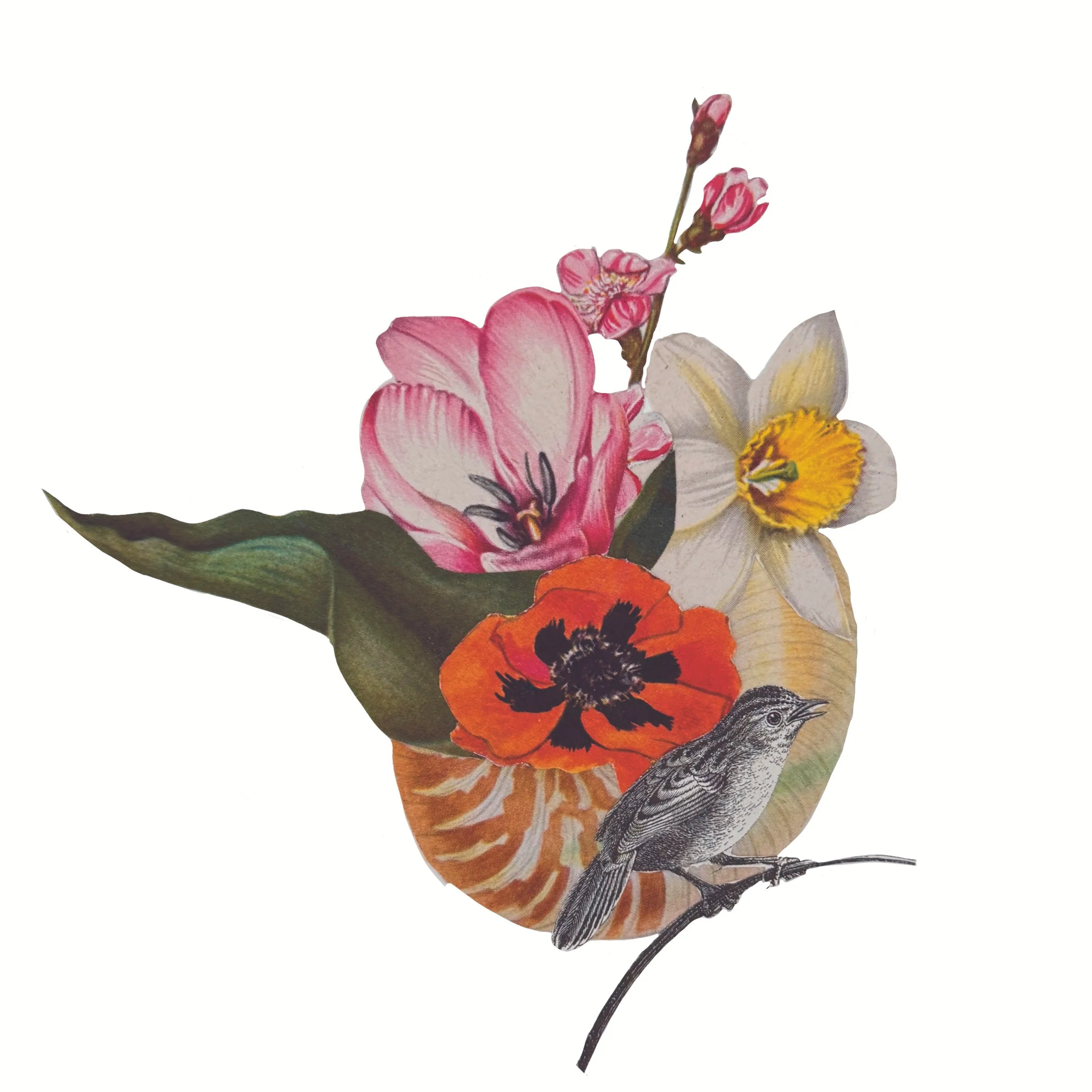 Spring
 
Vintage Paper Collage, 2025