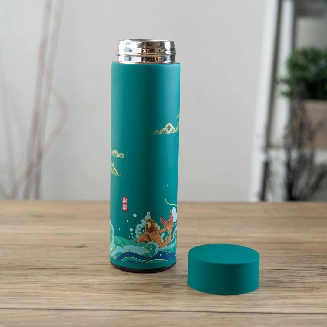 Green Koi hot/cold travel flask