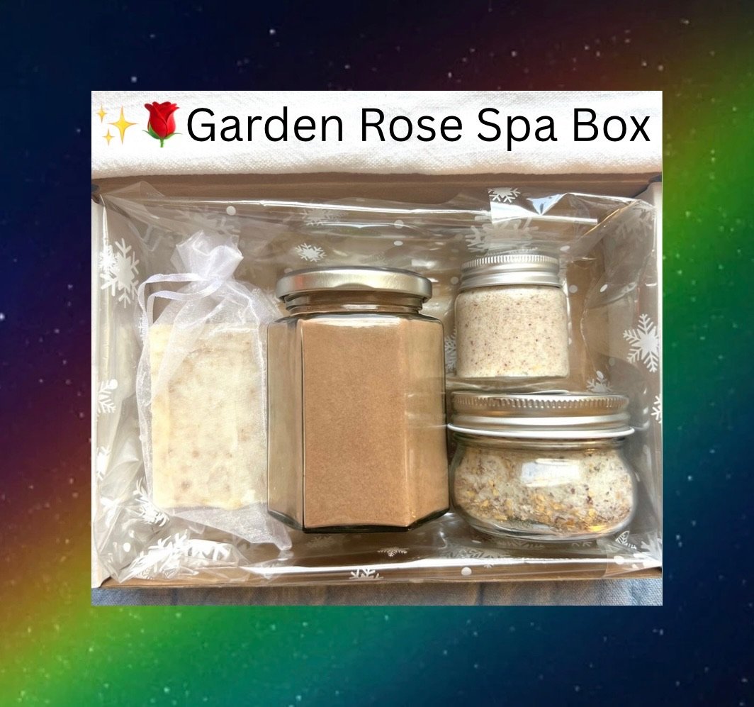 Chocolate & Garden Rose Valentine’s Day Spa Box
