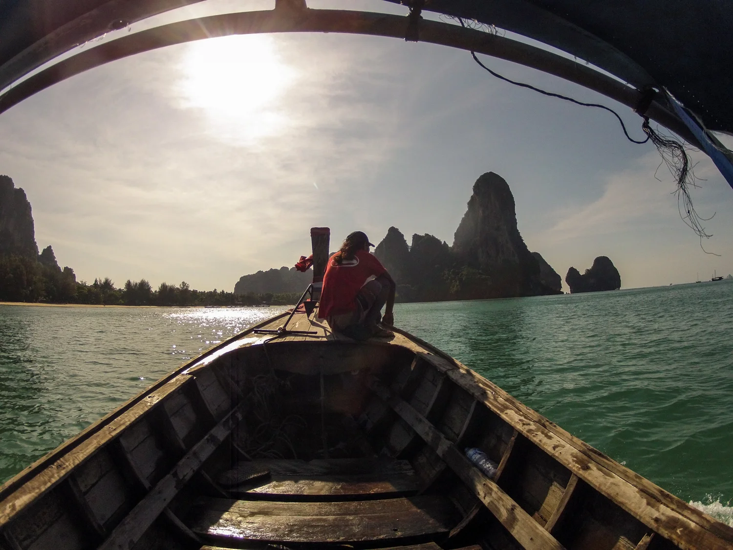 Rock-climbing limestone in Ton Sai & Railey Beach, Thailand. January 2013