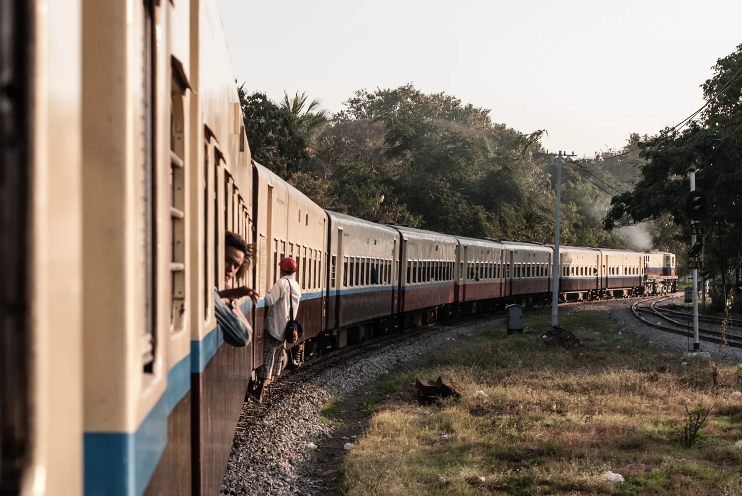 Railroads to Kalaw, Myanmar. January 2013