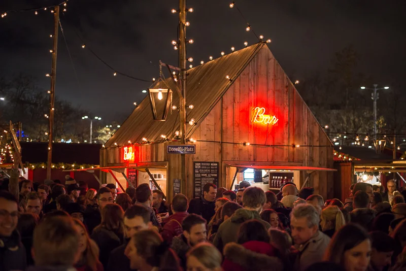 Glühwein is a hot topic at the Weihnachtsmarkt