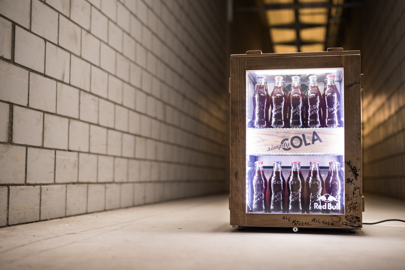 Product Photography Redbull Cola Display Fridge Frederik Van Den Berg