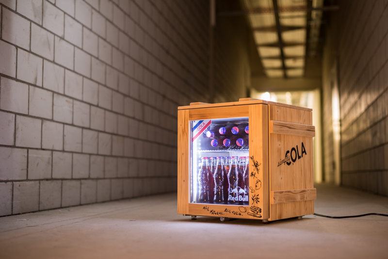 Product Photography Redbull Cola Display Fridge Frederik Van Den Berg