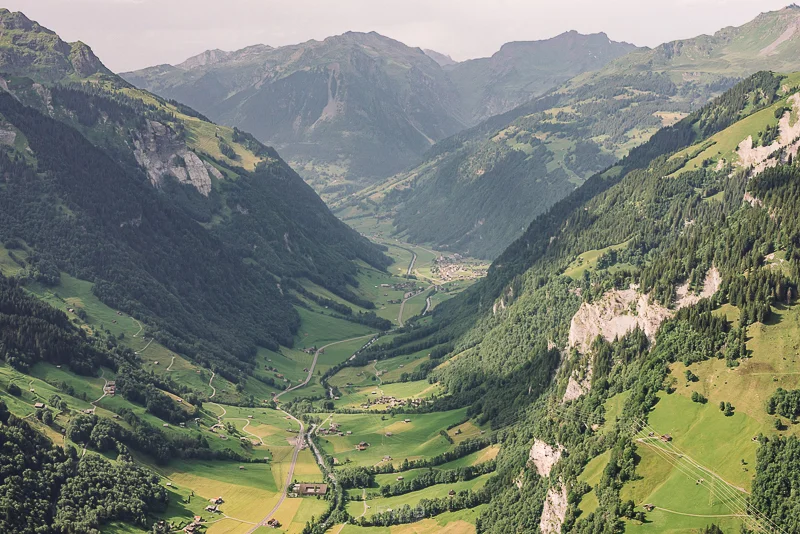 Looking down the valley from Firstboden