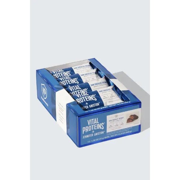 Vital Proteins & Jennifer Aniston Dark Chocolate Coconut Flavored Protein and Collagen Bar