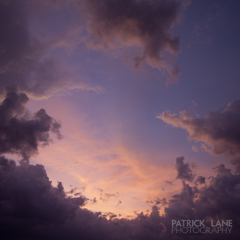 Sunset Through Clouds