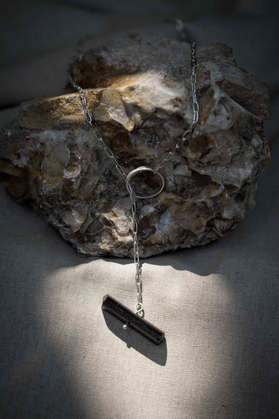 T-bar necklace with black tourmaline.jpg