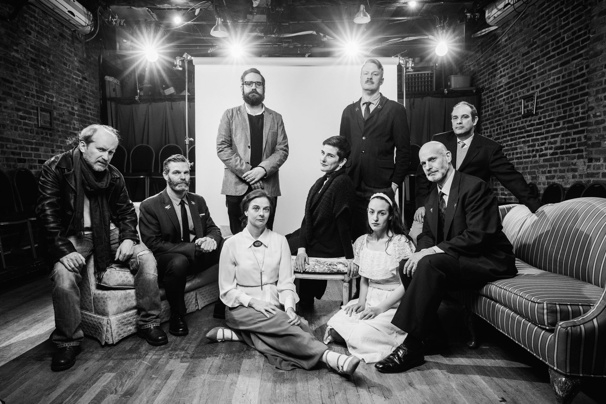Partial Three Sisters cast portrait. Photo by Kent Meister. 