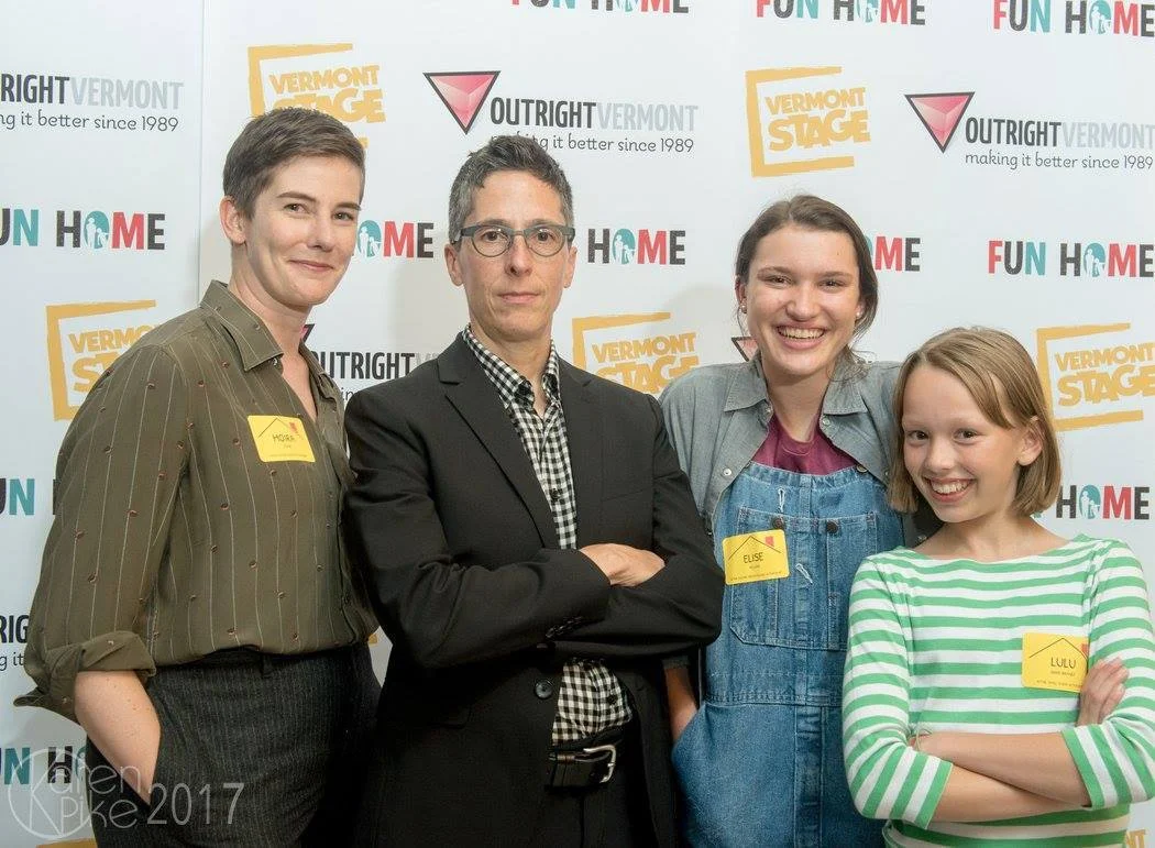 Alison(s) at Vermont Stage FUN HOME party