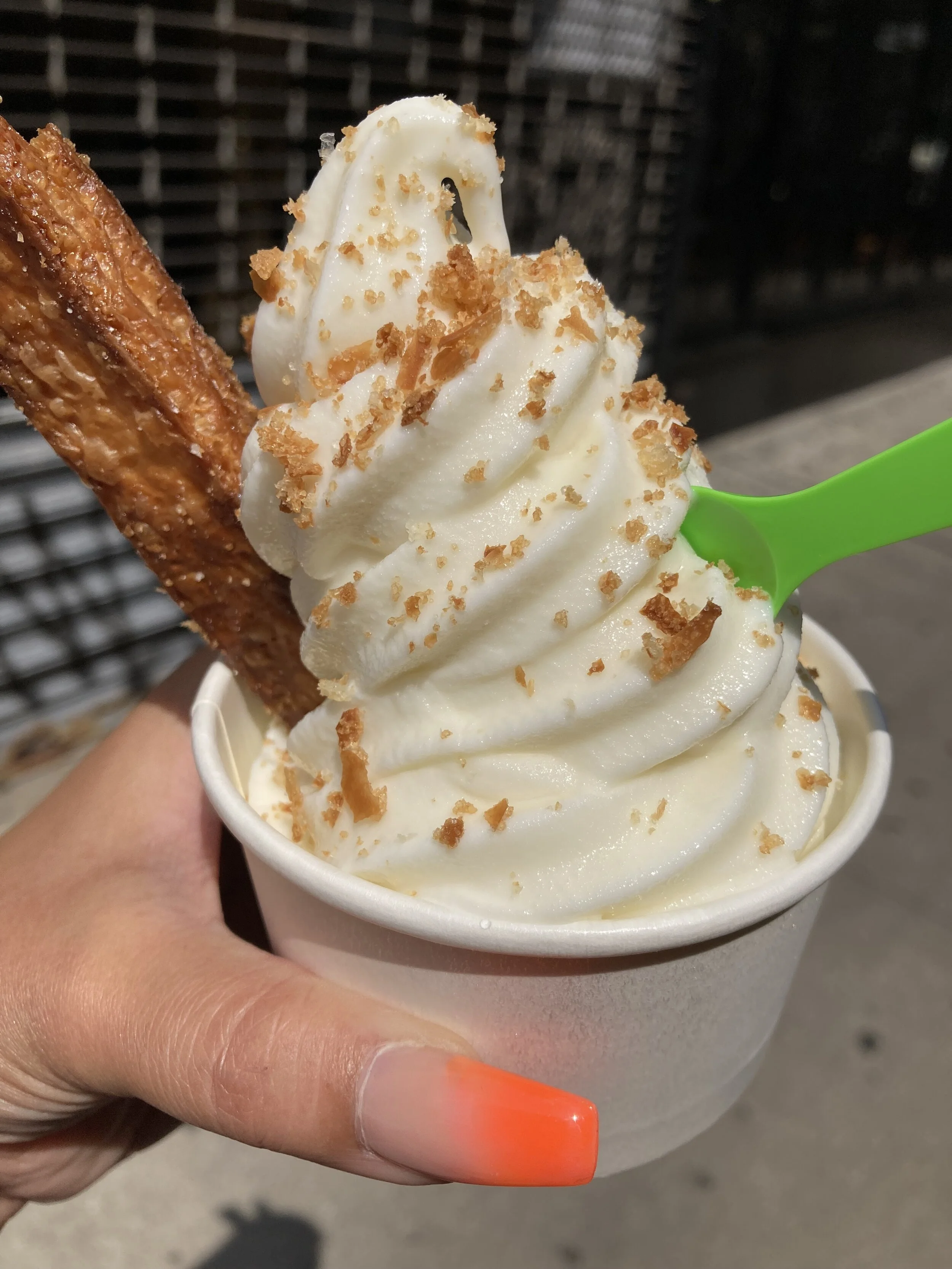 Croissant soft serve at Supermoon Bakehouse, NYC