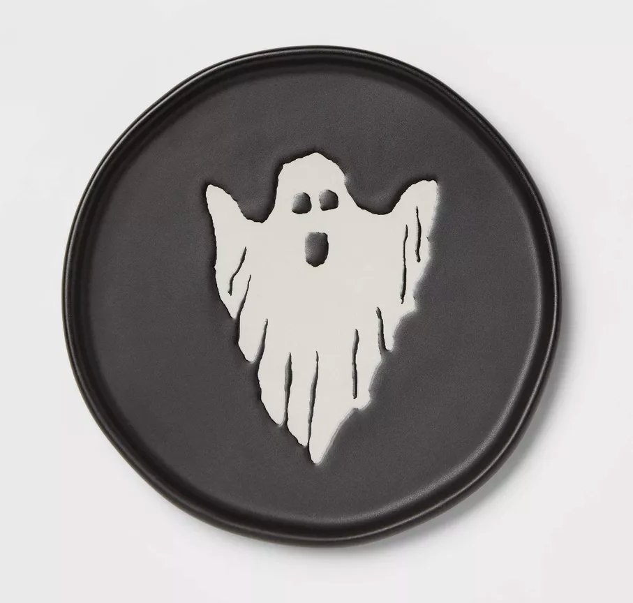 Ghost Stoneware Appetizer Plate