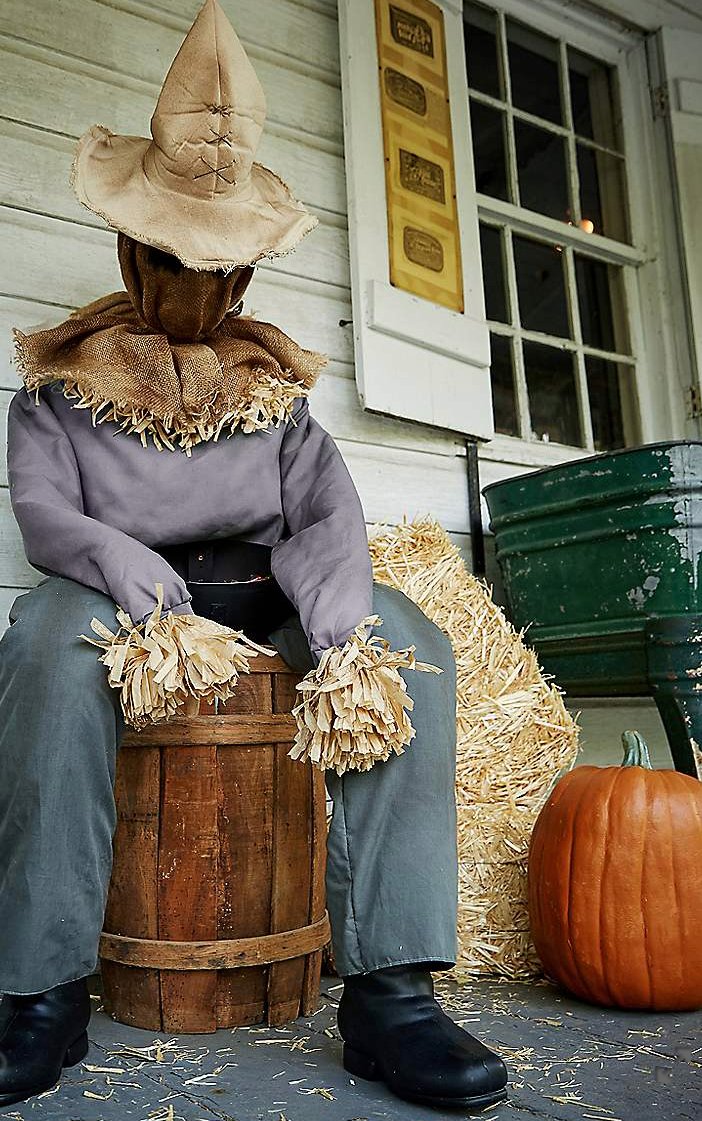 Sitting Animatronic Scarecrow