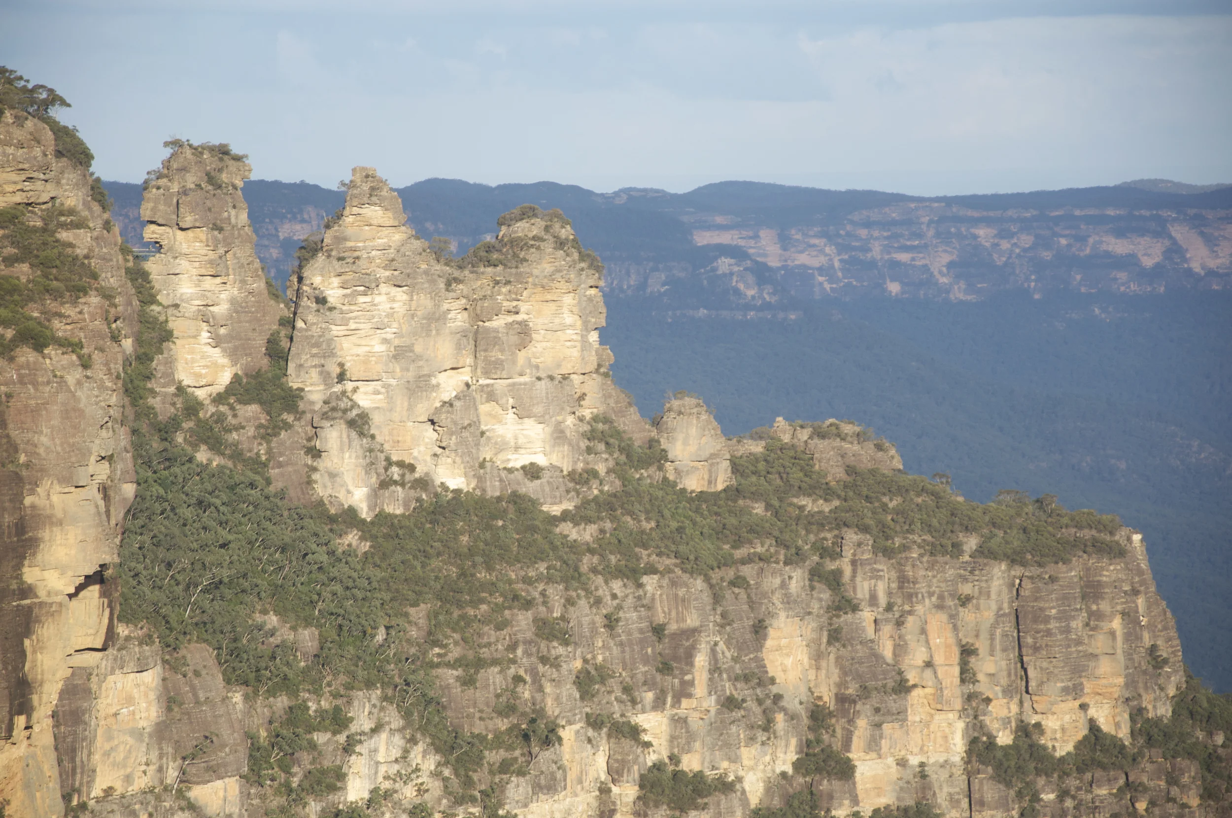 The Three Sisters in Australia's Blue Mountains, copyright Meghan Miner Murray.