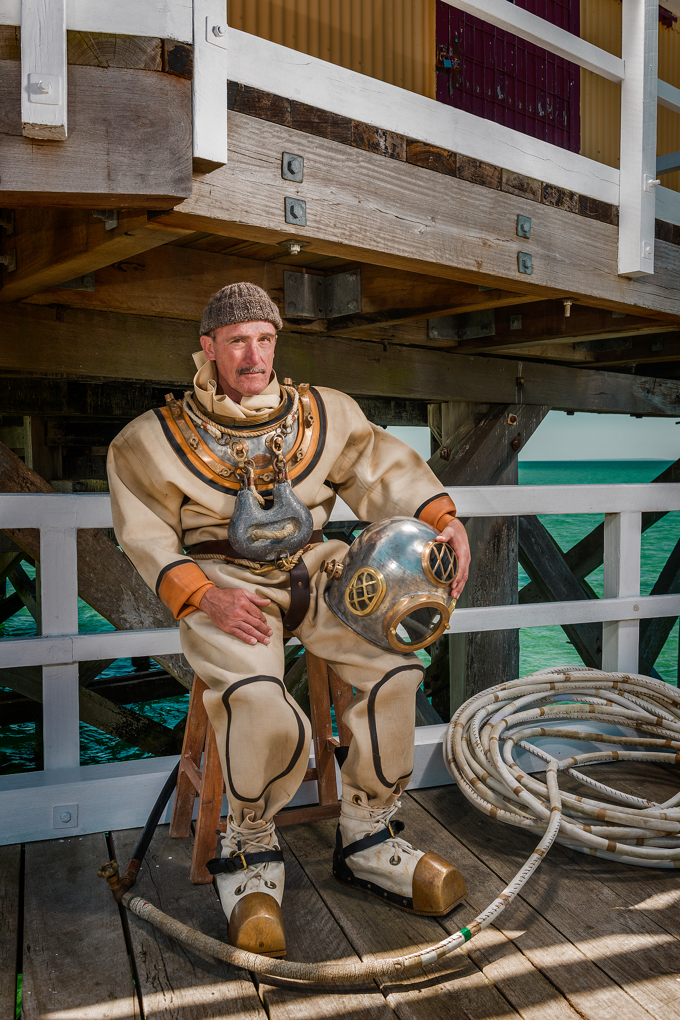 Standard Dress Diving Suit with Warren Jackman