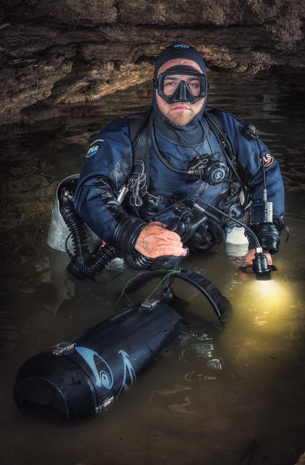 Bradley Dohnt, Cave Diver, Olwolgin Cave, Hampton Tablelands, WA