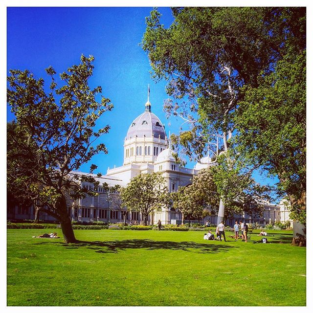 Lovely spring afternoon in the park.