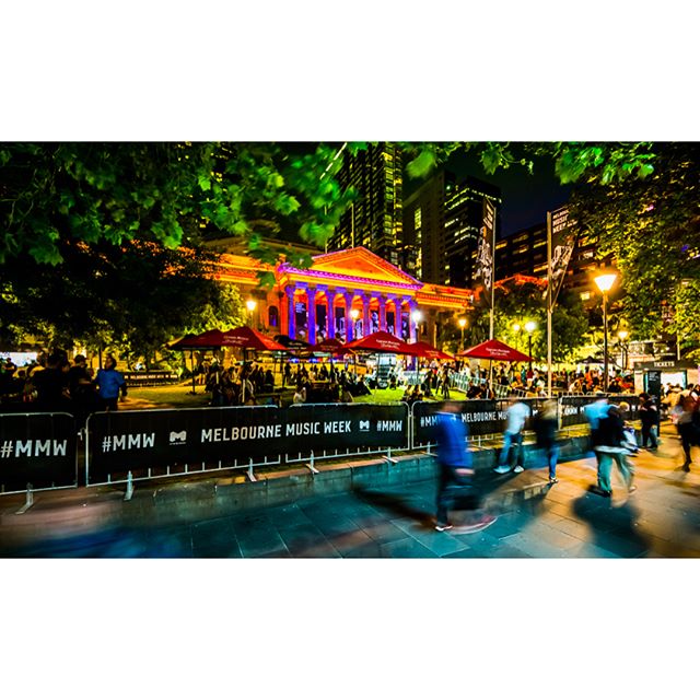 The Victorian State Library during Melbourne Music Week with Carrspace #carspace #mmw #melbournemusicweek2016