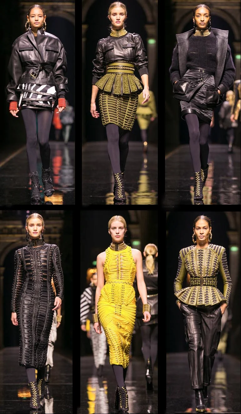 BALMAIN FROM THE SPRING 2014 NY FASHION WEEK FOR FALL 2014