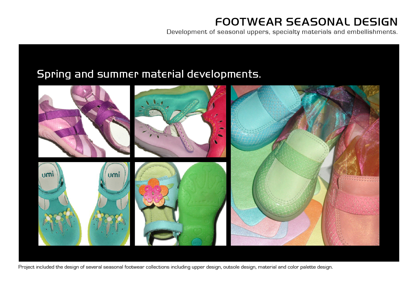 SPRING COLORS + FRESH MATERIALS Upper Design + Material Design + Color Design Snake Textured Leather + Sparkle Nubuck + Pearlized Leather Factory Schematics + Prototype Edits + Travel Adobe Illustrator • • •