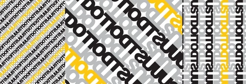 PATTERN DESIGN Typography Repeat Tile Adobe Illustrator • • •