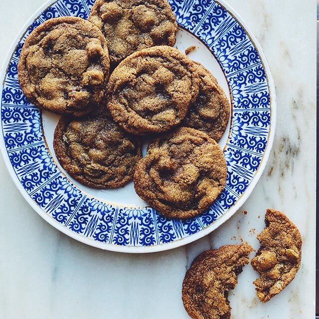 Ginger cookies. They don&rsquo;t solve anything but they make me feel a tiny bit better. Sending love ❤️ 💕