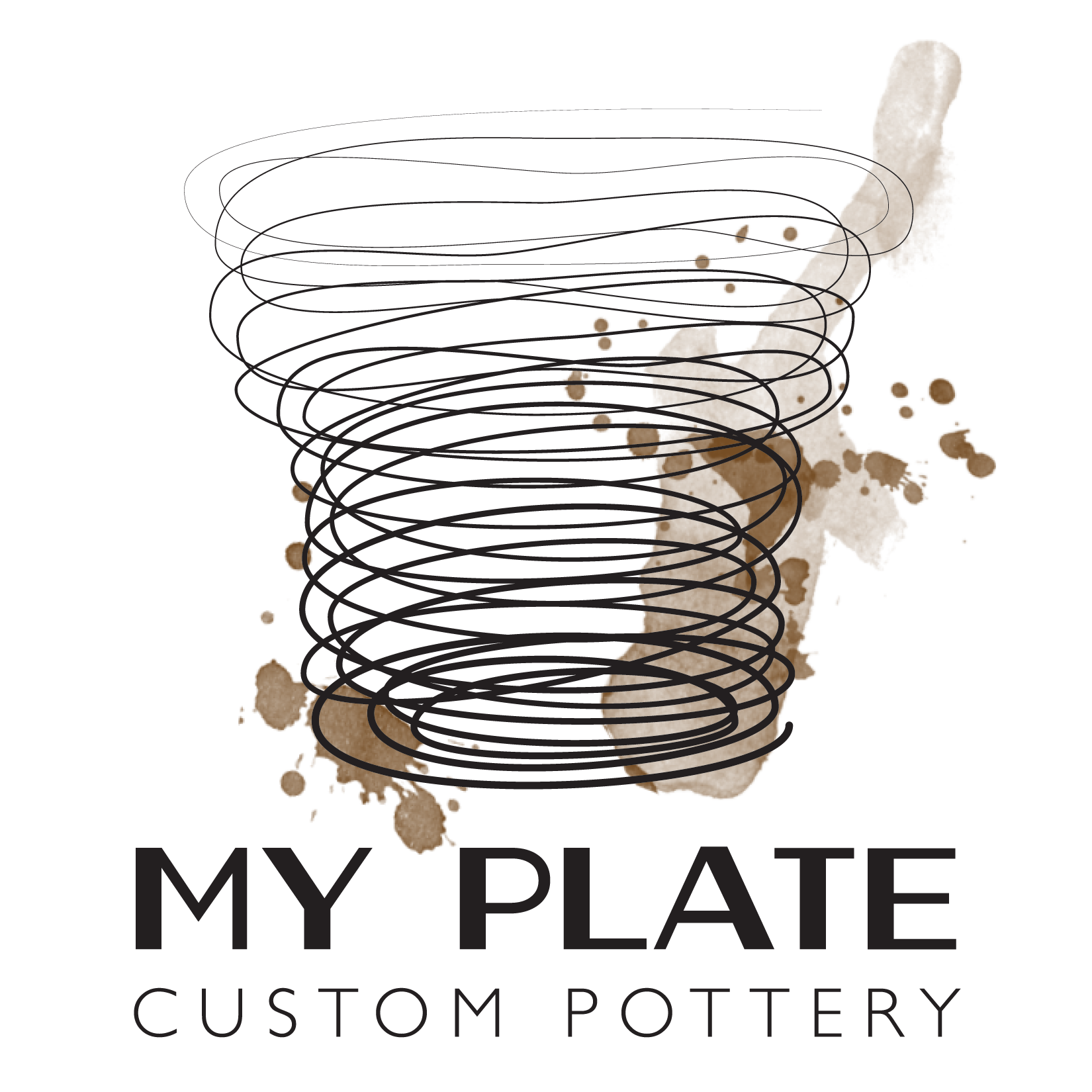 My PlateLogo designed for My Plate, a ceramics studio that holds classes to create &amp;&nbsp;paint your own pottery.&nbsp;&nbsp;Kutztown University