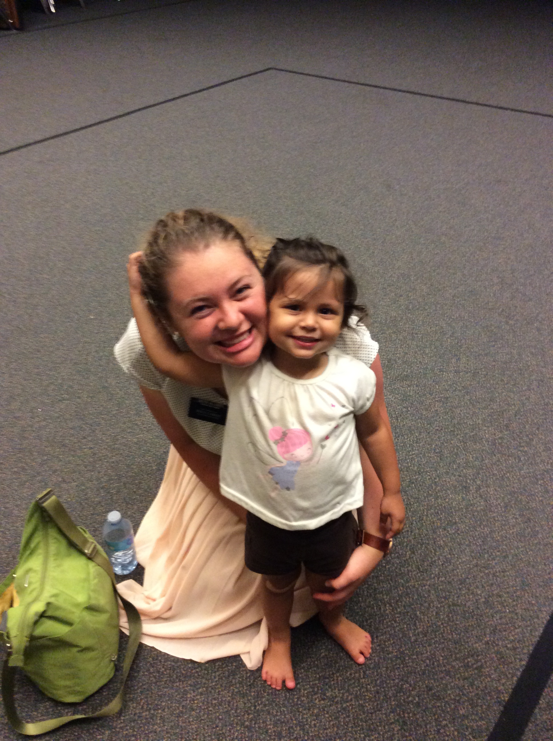 Very sweaty, very happy Sister Allgaier