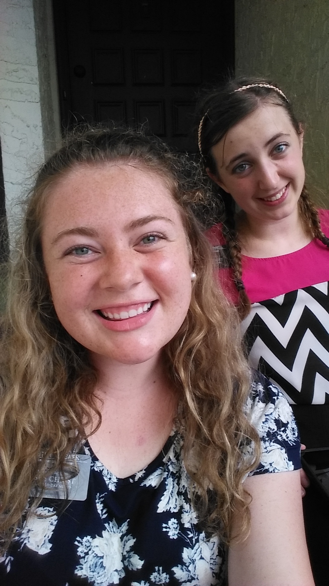We got drenched while biking and this was the aftermath (make up free and frizzy haired)