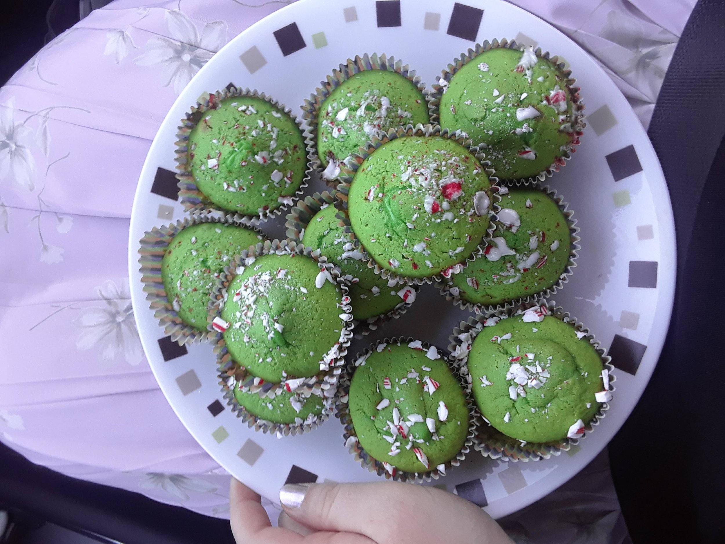 Also 'tis the season for diabetes (ft. The Grinch Cakes I made for our district meeting)